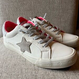 VH Vintage Havana Womens 8 NWOT Mighty-B white Pink Splash